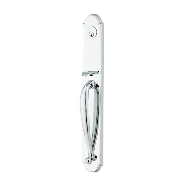 Emtek Bright Chrome Handleset, 4314POSUS26LH 4314POSUS26LH - main